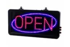 Large LED open sign