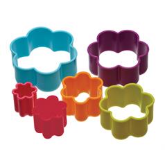 Set of 6 Flower Cookie Cutters