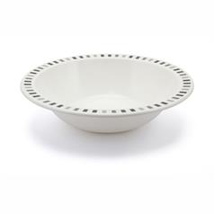 Polycarbonate Bowl With Black And Grey Stripes, 17.3cm/6.8