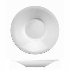 Churchill Menu Porcelain Broad Rim Dessert Plate, 28cm /11