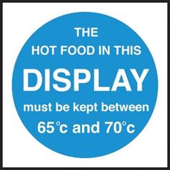 Hot Food Display Temperature.