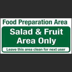 Salad & Fruit Area Only