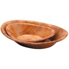 Woven Wooden Bowl, Oval