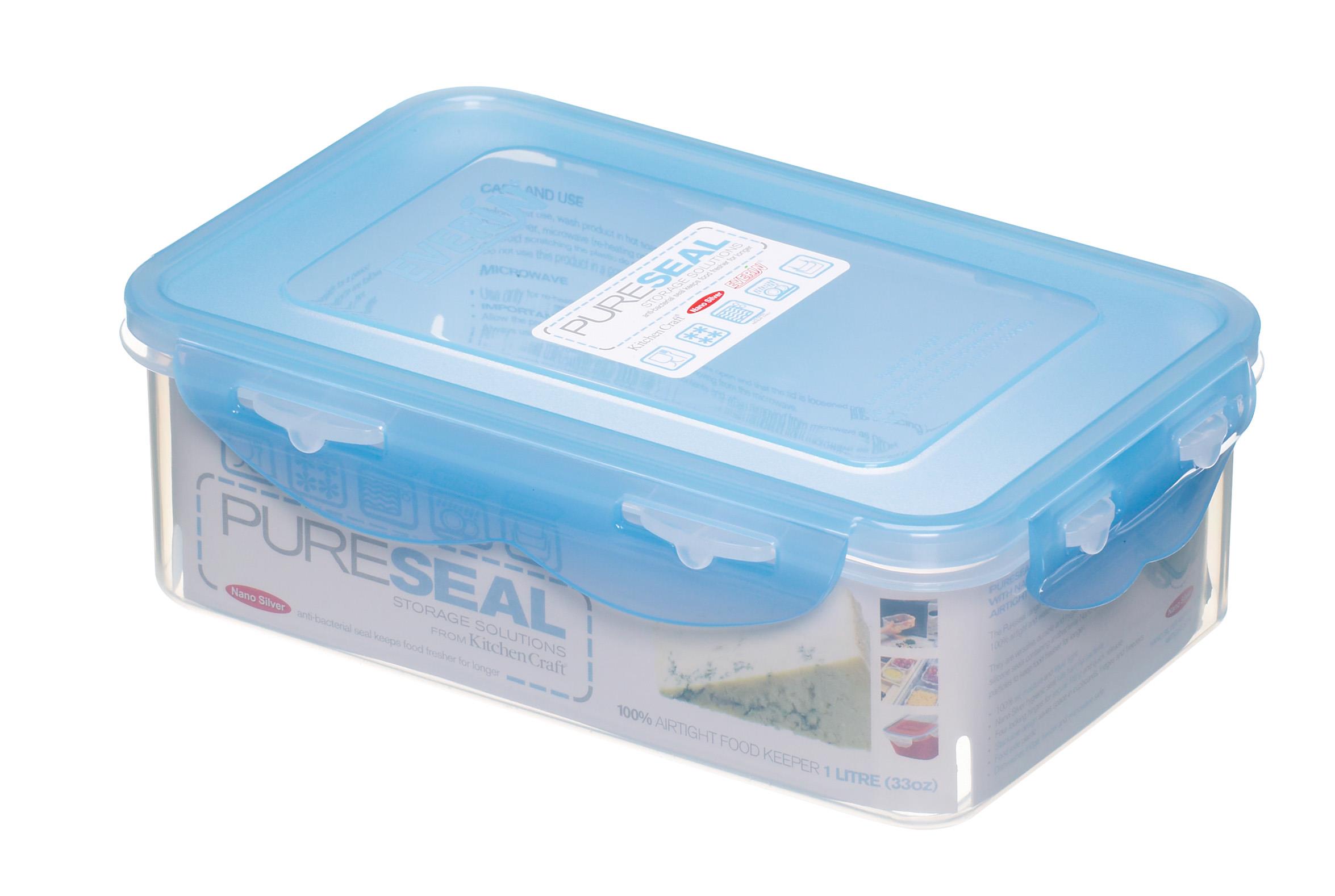 Pure Seal 1 Litre Rectangular Storage Container Dentons