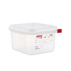 1/6 GN container and lid 176(w) x 162(d) x 100(h)mm