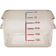 rubbermaid space saving square storage container, 3.8 litre