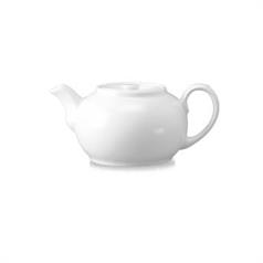 Churchill White Holloware Nova Tea Pot, 42.6cl/15oz