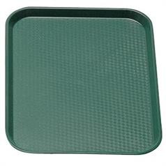 Green Fast Food Polypropylene Tray, 300x410mm