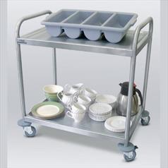 General Purpose S/S Trolley Two Tier 82x57x100cm