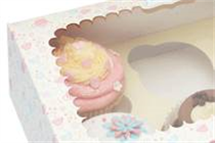 cake box with cakes inside 