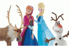 'Frozen' themed cale toppers