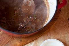 larege cooking pot with food inside