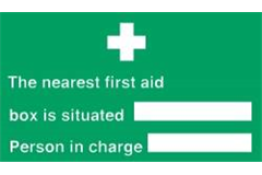 first aid point sign 