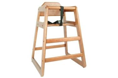 wooden high chair 
