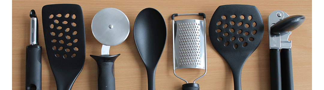 a range of oxo utensils 