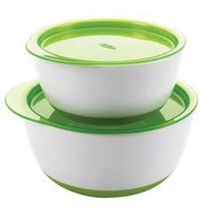 Small and Large Bowl Set Green