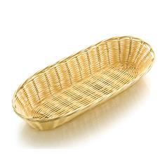 poly-rattan basket, 38cm x 15cm, 15 x 6 inches