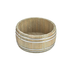 Miniature Wooden Barrel, 16.5x8cm