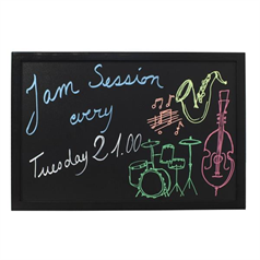 Wall Chalk Board 30x40cm, Black