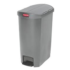 Rubbermaid Slim Jim Step-on Bin, End Step Style