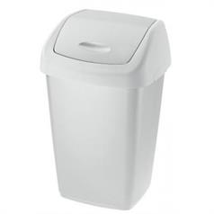 Swing Top Bin - White