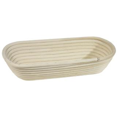 Oval banneton/bread proving basket, 29x13x7.5cm/1kg