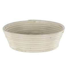 Round angled banneton/bread proving basket, 26x9cm/1.5kg