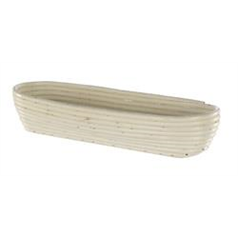 Long oval banneton/bread proving basket, 40x16x7.5cm/1.5kg