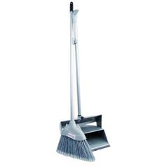 Grey Lobby Dustpan and Brush