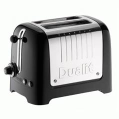 2 Slot Lite Toaster - Black Gloss