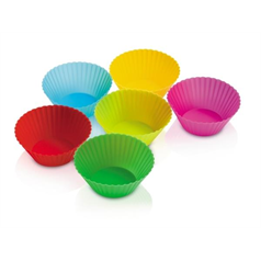 6 Silicone Cake Cases