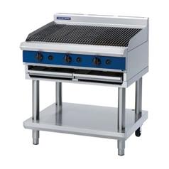 Blue Seal Gas Chargrill w/Leg Stand 900(w) x 812(d) x 1085(h)mm