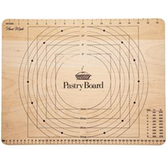 Wooden Pastry Board with Measures