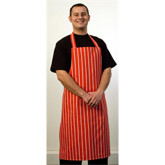 Red Butchers Apron