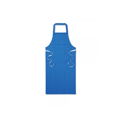 Twin Striped Bib Apron - Blue/White