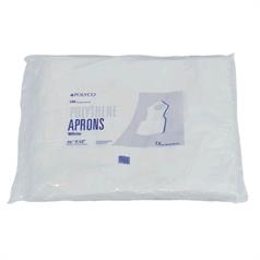 Disposable Polythene Aprons - White