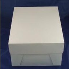 Flat Packed Cake Box & Lid, 16x12x6"
