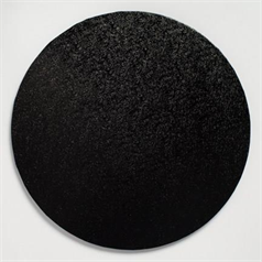 12" Round Cake Board - Black