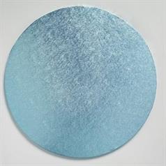 12 inch round cake board, blue