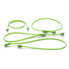silicone cooking bands, green, pack of 4