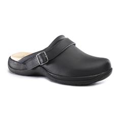 Toffeln Black Clog With Strap