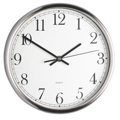 Stainless Steel 25cm Clock