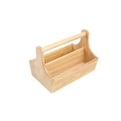 counter display/table tidy hevea light wood