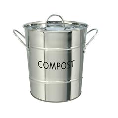 Eddingtons Compost Pail, Stainless Steel