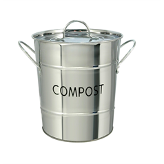 Eddingtons Compost Pail, Stainless Steel