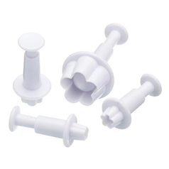 Sweetly Does It Set of Four Daisy Fondant Plunger Cutters