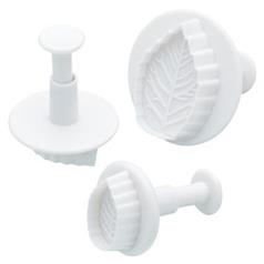 Sweetly Does It Set of Three Leaf Fondant Plunger Cutters