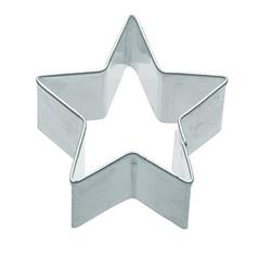 metal star shaped cookie cutter, 6.5cm