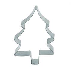 metal medium xmas tree cookie cutter