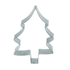 metal medium xmas tree cookie cutter